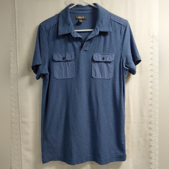 Kenneth Cole Reaction Polo Shirt, Men's Small Blue Polo Shirt - Picture 1 of 6